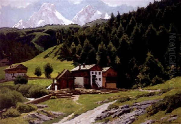 Sommerliche Landschaft Mit Sogewerk - view 1