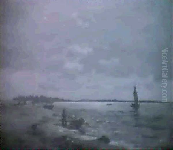Strandansicht Mit Fischerbooten - view 1
