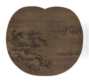 Fishing In The River by  Guo Xi