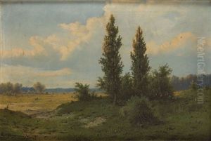 Summer Landscape With Trees by Jozef Guranowski