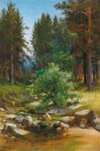 Russische Waldlandschaft
