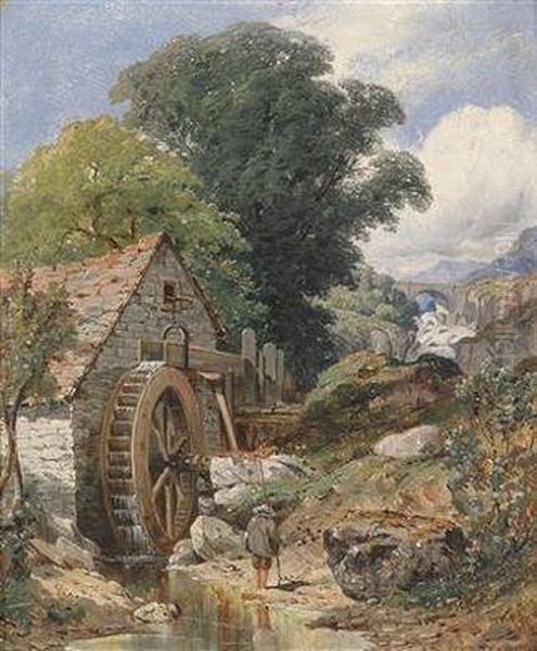 A Mill Near Rhydlanfair - view 1