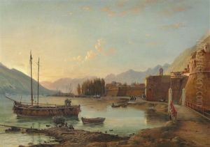 Small Harbour In The Southern Part Of Europe