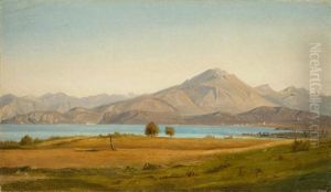 Gebirgslandschaft Mit See