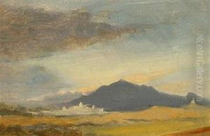 Landscape With A Mountain, Presumably From The Roman Campagna