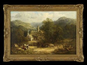 The Vale Of Llangollen by Samuel Henry Baker
