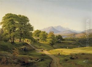 Sommerlandschaft In Den Bergen Sommerlandschaft In Den Bergen