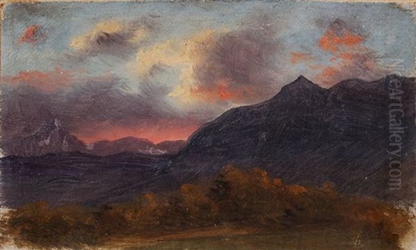 Abendliche Berglandschaft - view 1