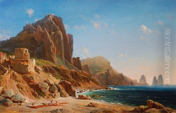 Capri With The Faraglioni - view 1