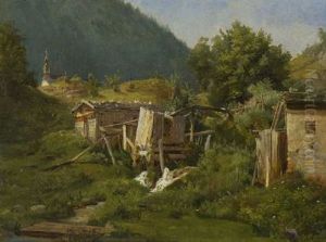 Bei Berchtesgaden by Louis Gurlitt