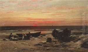 Abend Am Strand Abend Am Strand