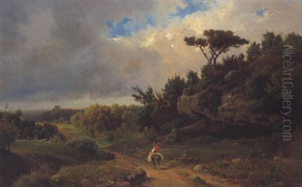 Reiter In Weiter Landschaft - view 1