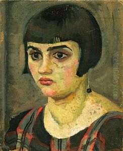 Madchenbildnis by Otto Gussmann