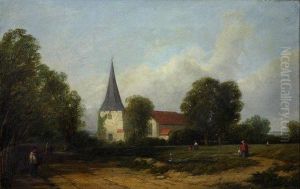 Going To Church by Thomas Baker Of Leamington