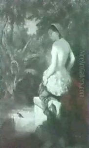 The Bather Surprised by Leopold Guterbock