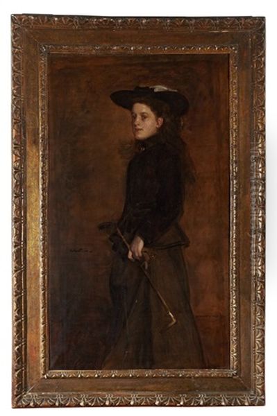 Portrait Of Mary Martin In A Riding Habit - view 1