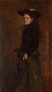Portrait Of Mary Martin In A Riding Habit