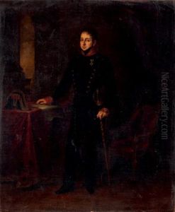 Portrait D'un Militaire by Jose Gutierrez de la Vega