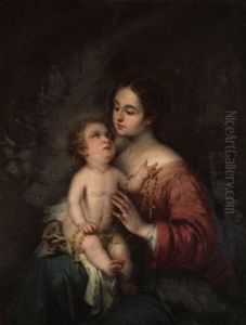 Virgen Del Rosario by Jose Gutierrez de la Vega