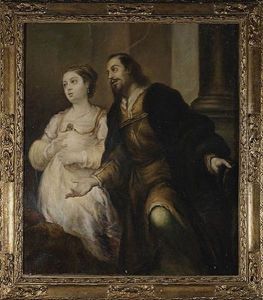 El Patricio Juan Y Su Esposa by Jose Gutierrez de la Vega