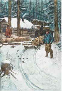 View Of A Village by Walter Baker