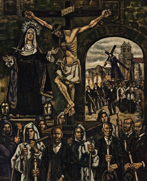 Procesion En Avila - view 1