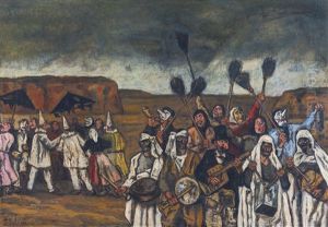 Mascara De Las Escobas (the Masquerade Of The Brooms) by Jose Gutierrez Solana
