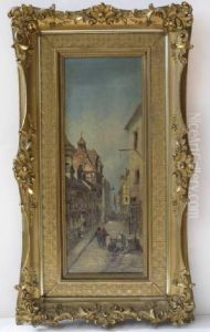 European Street Scene by Walter Baker
