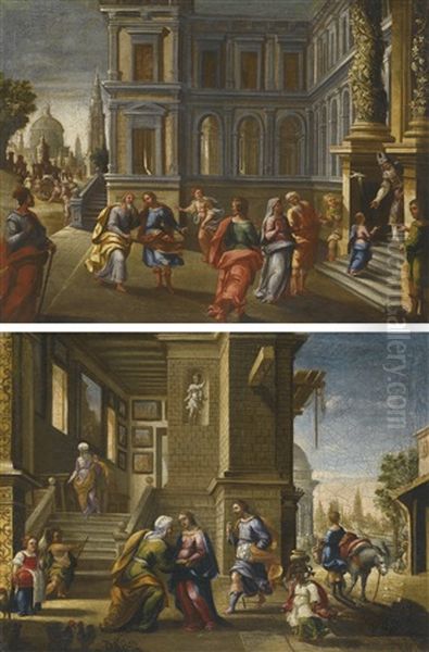 The Visitation; The Presentation Of The Virgin At The Temple - view 1