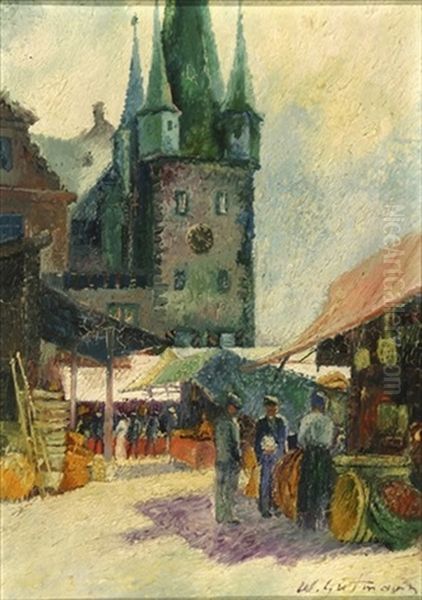 Messe Am Rententurm In Frankfurt Am Main (+ Die Landschaft Am Main; 2 Works) - view 1