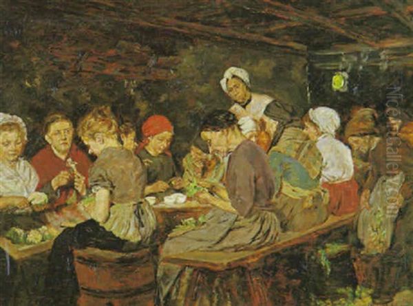 Frauen Beim Gemuseputzen - view 1