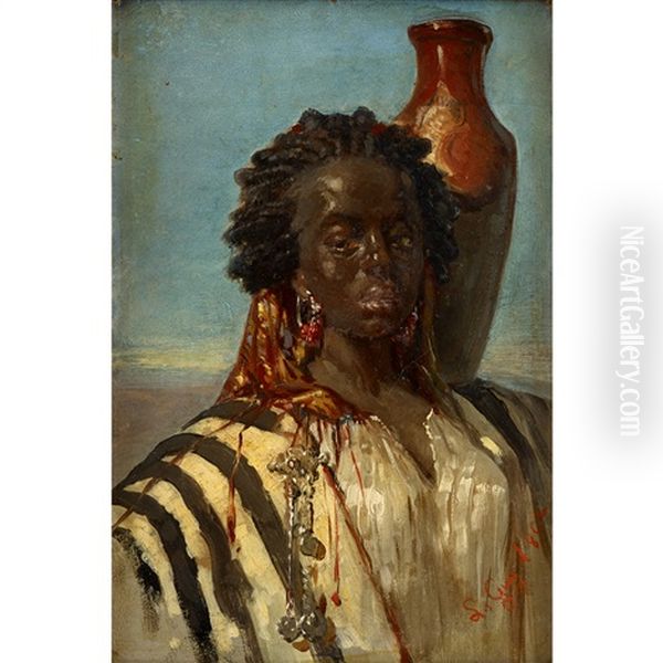 Moorish Woman With Jug - view 1