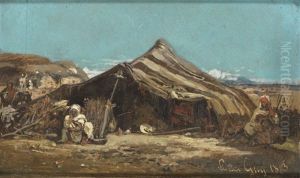 Campement Dans Le Desert