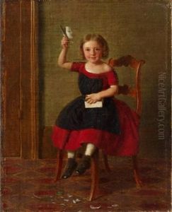 Young Girl In Interior by Seymour Joseph Guy