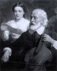 Two Musical Figures by Seymour Joseph Guy