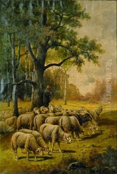 A Shepherd And His Flock - view 1