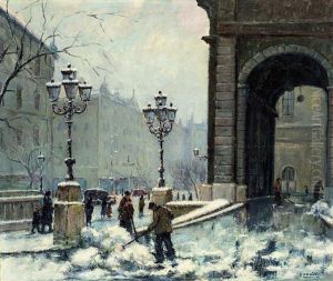 The Opera At Winter by Oedon Guzsik