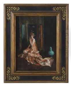 Model In An Exotic Costume by Indiana Gyberson
