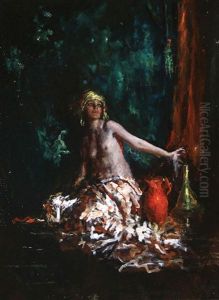 Kashmiri And An Unforgotten Melody (pair) by Indiana Gyberson