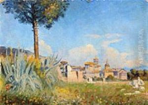 Summer Day At An Italian Monastery by Hans Gyde-Petersen