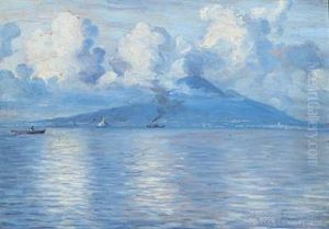 Italian Coastal Scene by Hans Gyde-Petersen