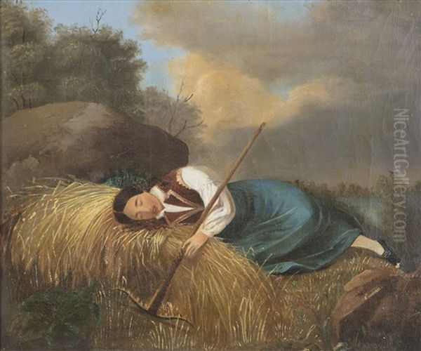 Resting Girl - view 1