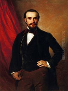Male Portrait by Alajos Gyoergyi-Giergl
