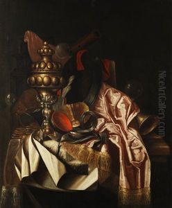 Vanitas-stilleben by Franciscus Gysbrechts