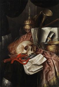 Vanitasstilleben by Franciscus Gysbrechts