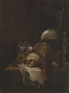 Vanitasstillleben by Franciscus Gysbrechts