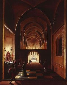 Kircheninterieur by Nicolas de Gyselaer
