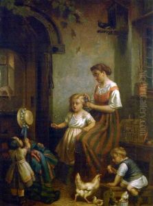 La Toilette Des Enfants by Joseph Gyselinckx