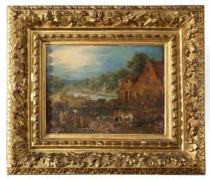 Scene De Village by Peter Gysels