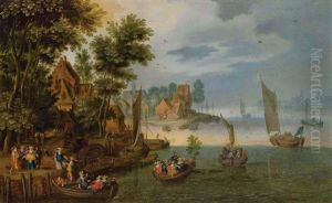 Paysage Fluvial by Peter Gysels